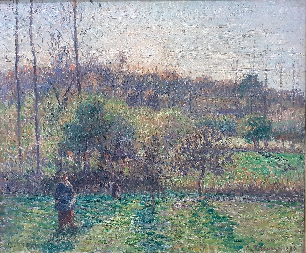 A Éragny, nel mio prato, il tramonto - Museo di Belle Arti André Malraux, Le Havre